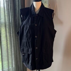 Cherokee Women's Black Utility Vest